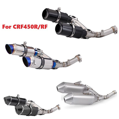 Motorcycle exhaust pipe modification CRF450R 450RX exhaust pipe tail section off-road exhaust pipe 2015-2020