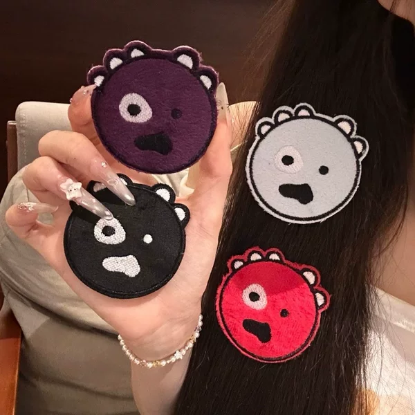 Cute cartoon Cortis little monster fun hair fixer, traceless bangs sticker, Japanese-style versatile niche magic tape