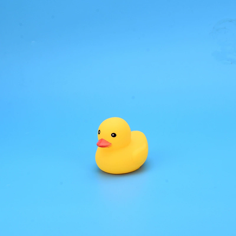 Желтая пластиковая уточка B.Duck для водных игр в воде, игрушка для плавания, на заказ, издает звуки, антистресс