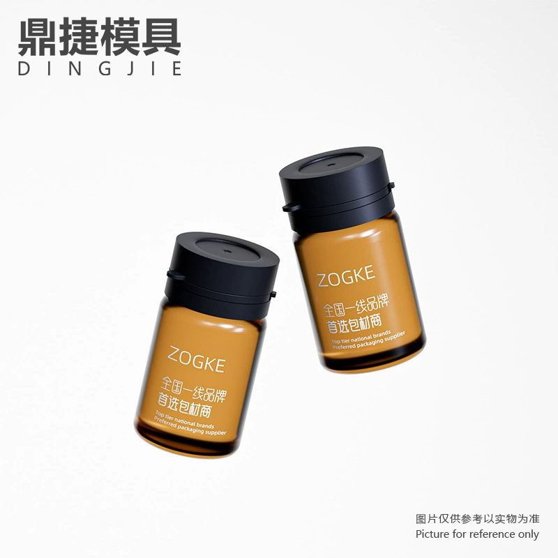 Готовый запас производителя, 3 мл, 5 мл, коричневая бутылка для пероральной жидкости, одноразовая пустая бутылка для розлива, стеклянная бутылка с отрывной крышкой, цилиндрическая бутылка