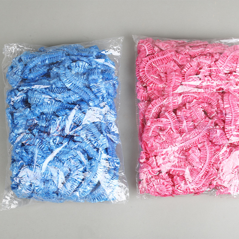 Bathroom Hat, Shower Hat, Thick Waterproof Disposable Hotel Hair Cover, Adjustable Elastic, Universal Oil Stain Head Cover, Wholesale