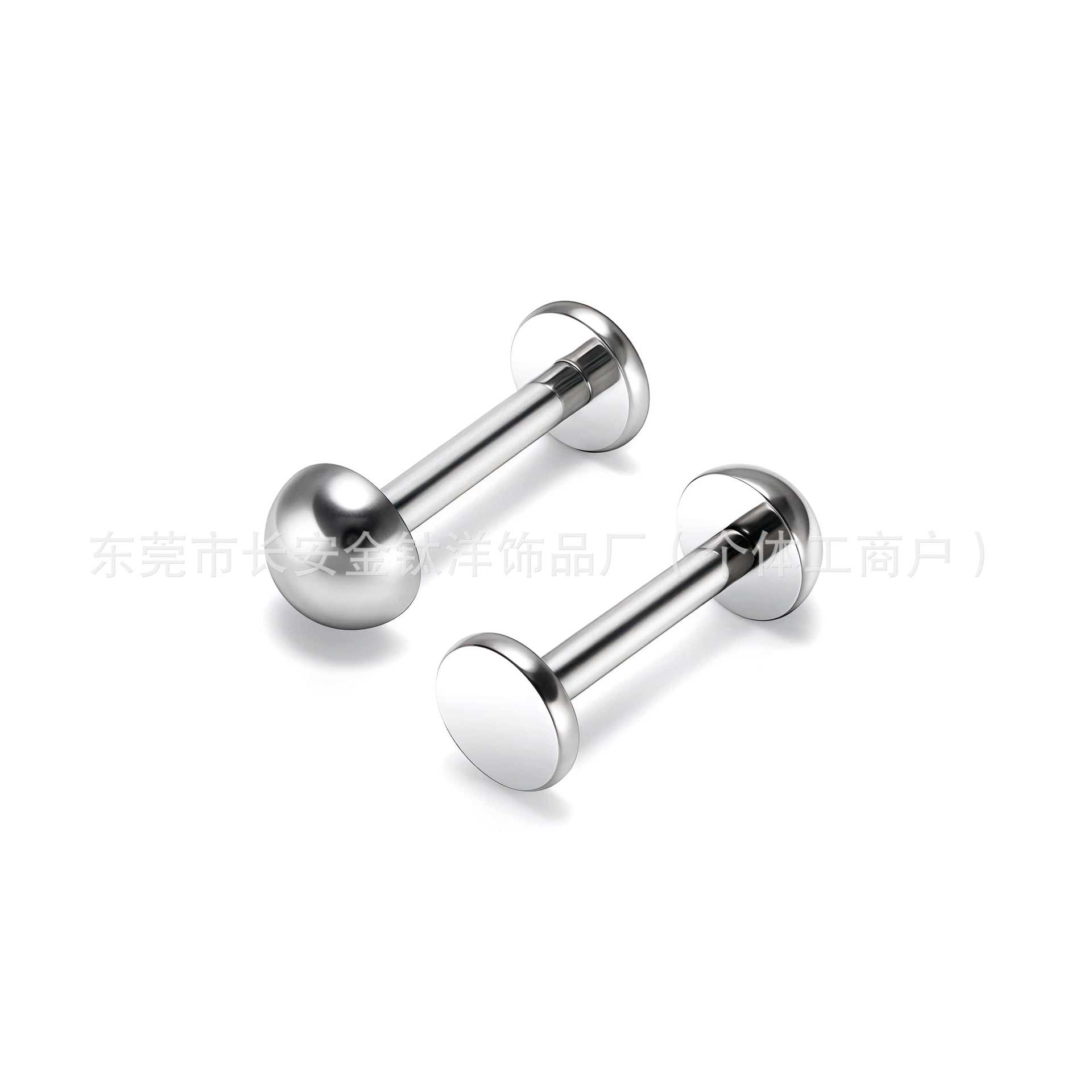 F136 Titanium Hemispherical Lip Nail Earrings Lip Stud Ear Bone Nails G23 Titanium Alloy Piercing Jewelry Basic Accessories detail image 8