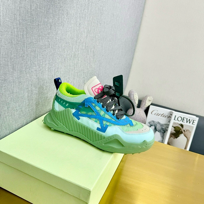 Мужские и женские кроссовки из натуральной кожи и сетки, дышащие, модные, стильные, с шипованной подошвой, парные, осень 2025, спортивные.