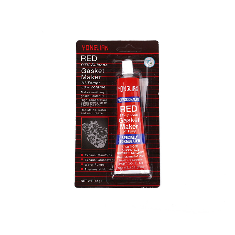 发动机变速箱油底壳前后桥汽修密封胶水 红色合成胶粘剂密封胶