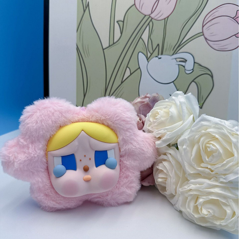 泣いている赤ちゃんピンク小銭入れ人気の投げ人形マシンペンダントキーホルダーカップルスクールバッグ車のキーバッチ|undefined