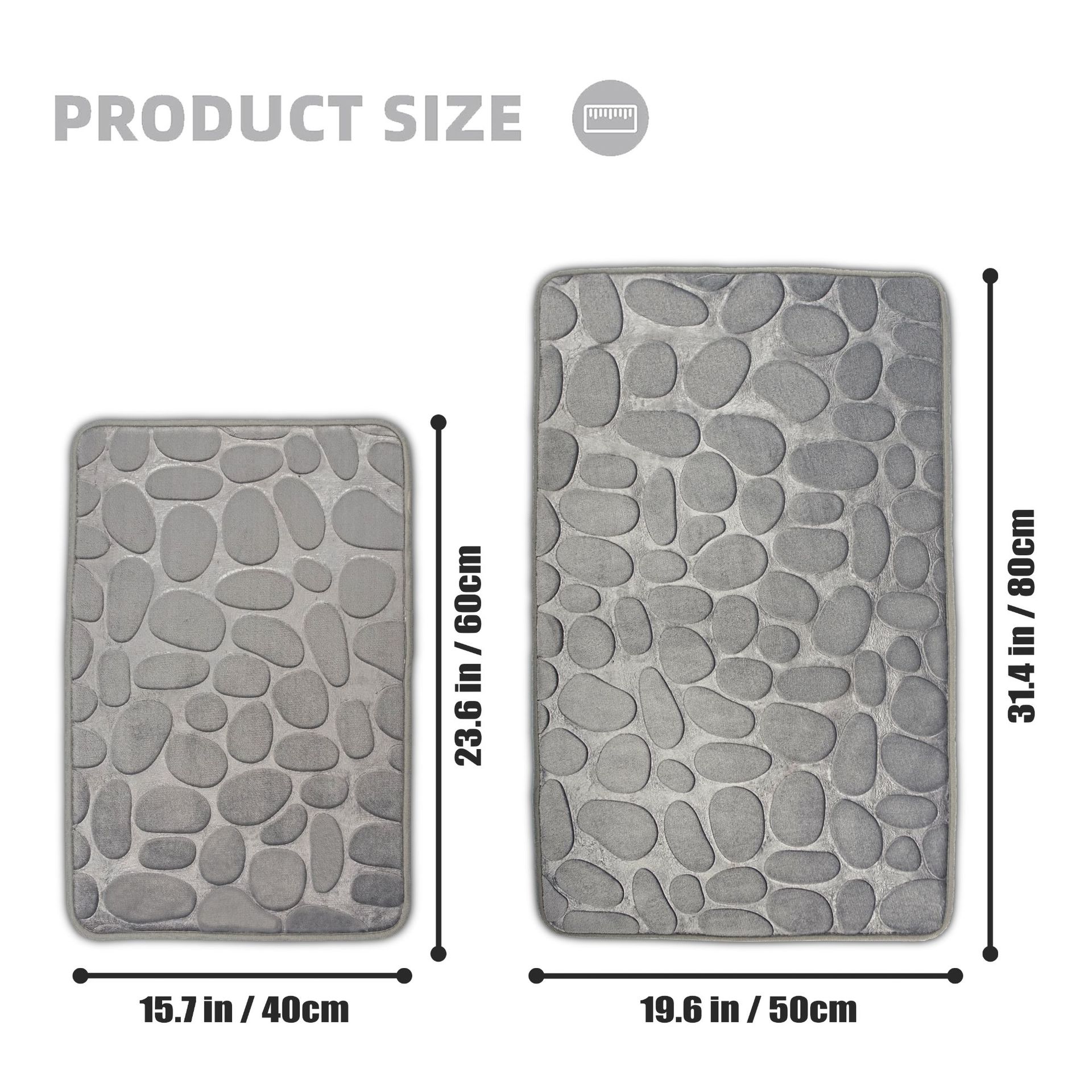 pebble carpet floor mat entrance anti slip mat bedroom carpet kitchen bathroom absorbent anti slip mat_voghion.com