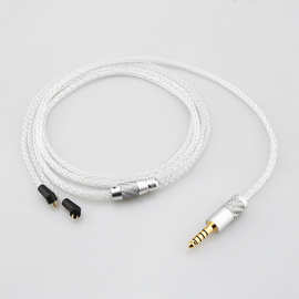 8芯纯银耳机线适用Etymotic音特美ER4P ER4B ER4S ER4PT升级线