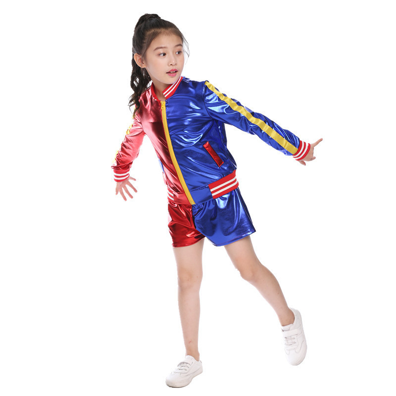 自殺チームのハリー・クラインsuicide squadの醜い女の子の子供のプリントのフルセットのコスプレ服|undefined