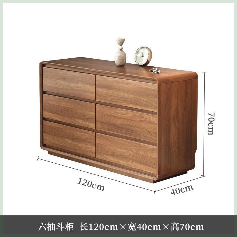 통나무 6단 서랍장 120