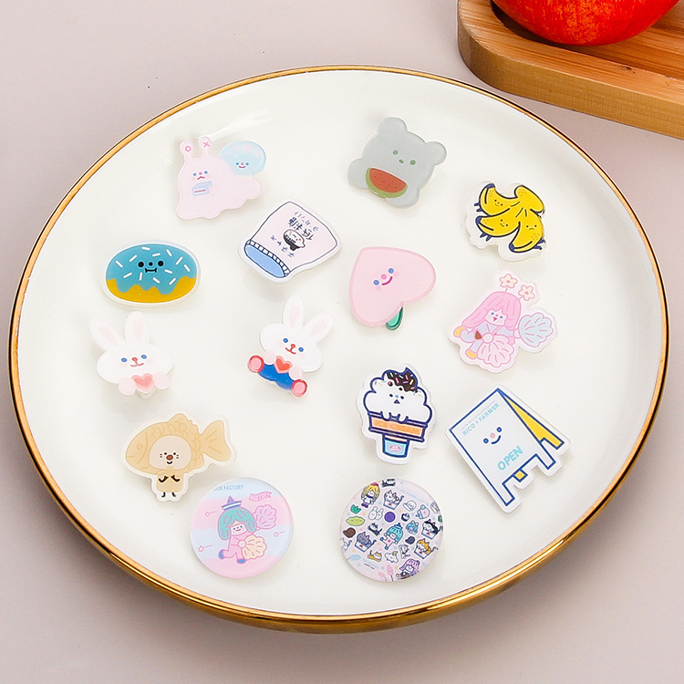 Insソフト萌えかわいいアニメアクリルブローチ子供プレゼントバッジ個性ストラップアクセサリー卸売り|undefined
