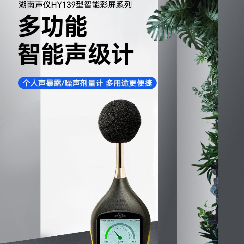 HY139型智能声级计 声暴露计和噪声剂量计数字信号处理+网络技术