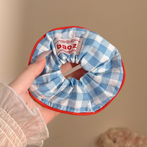 Anillo de cabello perezoso coreano cuerda de cabeza intestino grande niñas de alto nivel de la sensación de cabello de alta elasticidad correa de cabello de cabello super grande