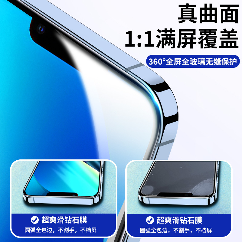 16 Aplicable a la película de templado iPhone15promax Apple 14plus 13pro película de teléfono celular 11 / xmax
