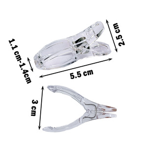 Cross-Border Hot Selling Plastic Edge Clip Sewing Clip Curtain Clip Long Tail Shutter Strong Positioning Clip Plastic Clip