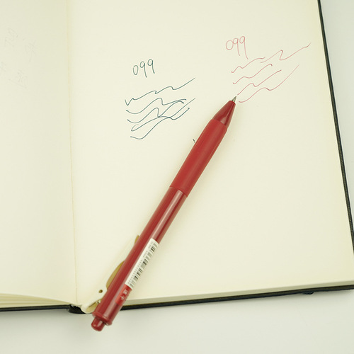 Click the stone to press the color gel pen with high appearance value 0.5 bullet student water pen retro color quick-drying DS-099