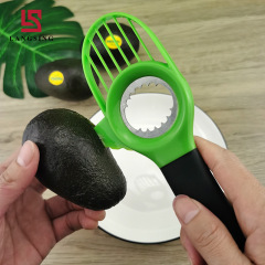 Factory 3-in-1 avocado cutting multi-functional avocado knife avocado flesh separation pit removal tool fruit cutter