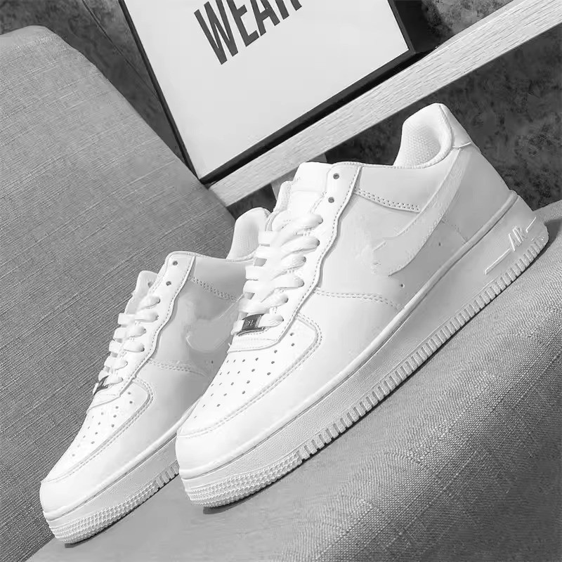 Nagata Air Force One Men's Pure White Af1 Low-Top White Shoes Durable Official Wheat Color Sports and Leisure Sneakers for Women Nagata Air Force One Men's Pure White Af1 Low-Top White Shoes Durable Official Wheat Color Sports and Leisure Sneakers for Women