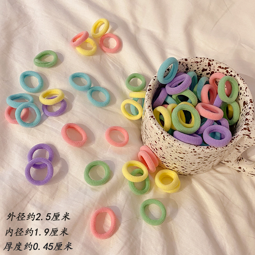 Children's cute harmless hair rope girl's