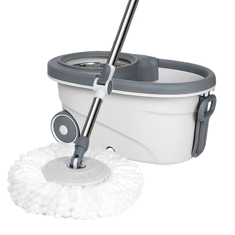 Rotating Mop with Hands-Free Washing, 2025 New Model for Home Use, One-Step Cleaning, Dual-Use for Dry and Wet, Integrated Bucket and Mop