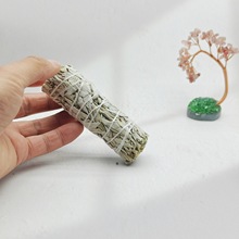 批发美国加州鼠尾草香薰white sage水晶消磁量大从优白鼠尾草杖