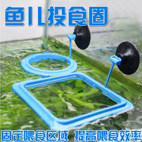 Fish tank feeding circle feeding circle fish food feed goldfish guppy feeding turtle buoyancy suspension floating artifact