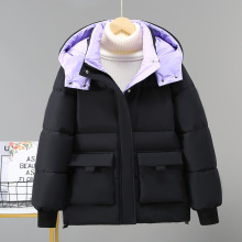 2025年冬季棉衣女短款韩版百搭女棉袄连帽保暖棉服外羽绒棉保暖