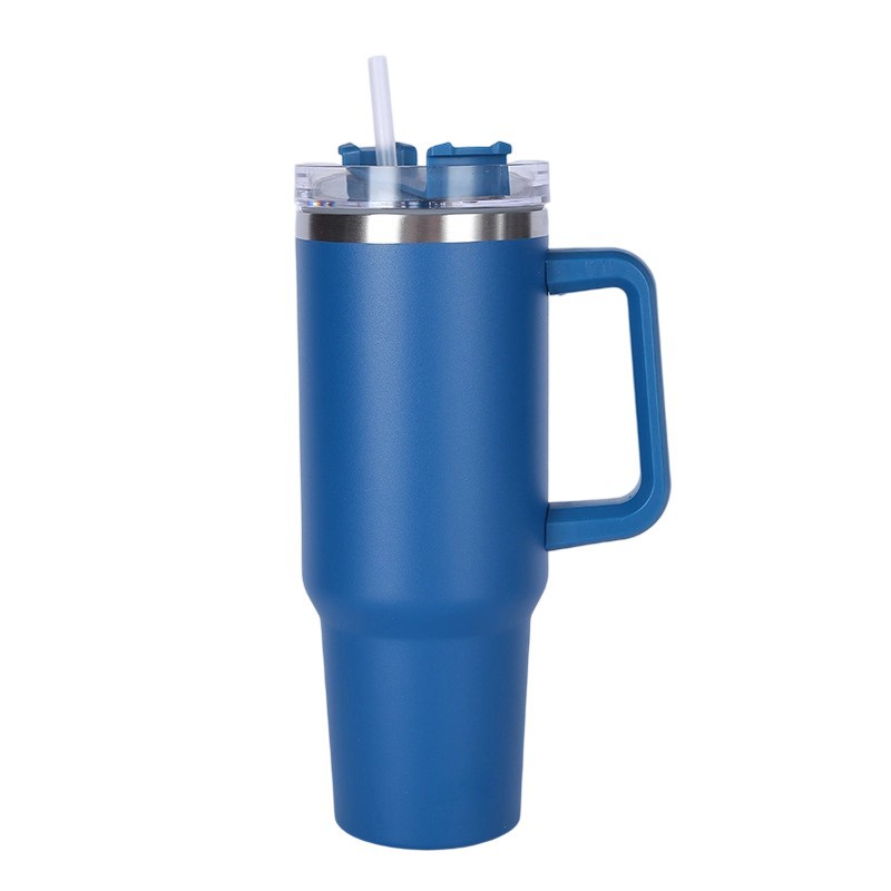 Vaso de Hielo de Alta Gama, Vaso para Auto de 40 oz, Vaso Aislado de Acero Inoxidable 304, Vaso de Agua para Auto de Gran Capacidad, Personalizable