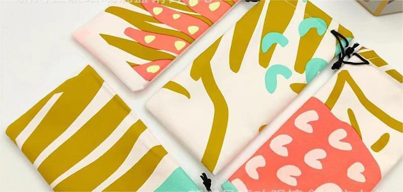 防圧毛布閉鎖収納汎用シンプルな携帯カラー植毛布サングラス包装弾口束口眼鏡袋|undefined