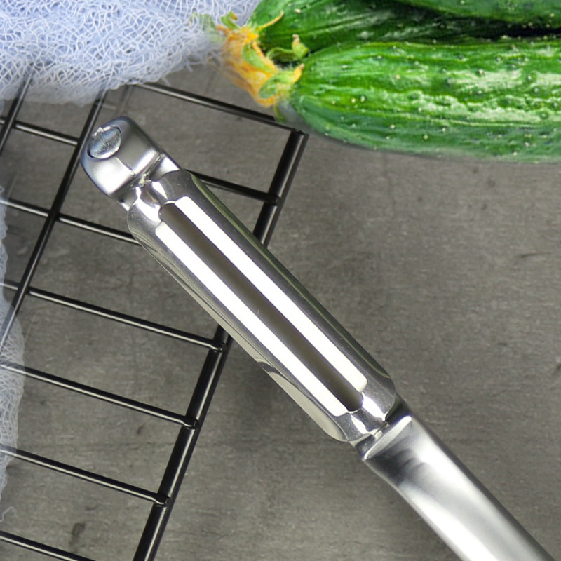 Artefacto de pelado transfronterizo de aleación de zinc cuchillo de raspado de boca vertical cuchillo de pelado especial cuchillo de pelado de cocina cuchillo de pelado vertical de melón y fruta