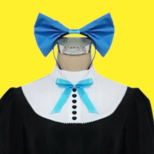 Angel Panty & Stocking sisters original history Cosplay outfit Maid dress long sleeve