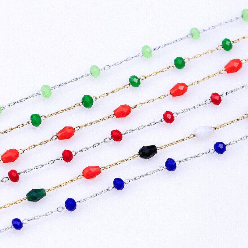Simple Style Style 1 M 304 Stainless Steel Paperclip Chain 1 M Jewelry Accessories Chain