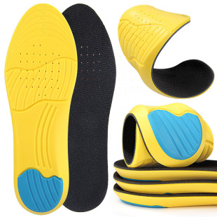 Super Soft Sports Insoles for Men, Sweat-Absorbent, Breathable, Shock-Absorbing Running Basketball Insoles for Women, Thickened and Warm in Winter