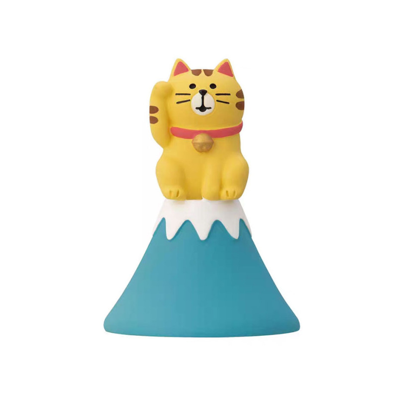 日本の猫の装飾品観光地ギフト ZAKKA ブラインドボックスフィギュア DIY シーン装飾樹脂工芸品小さな装飾品|undefined