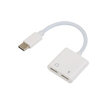 定制type-c转接头数字音频转接线3.5耳机转接线通话快充兼容pro