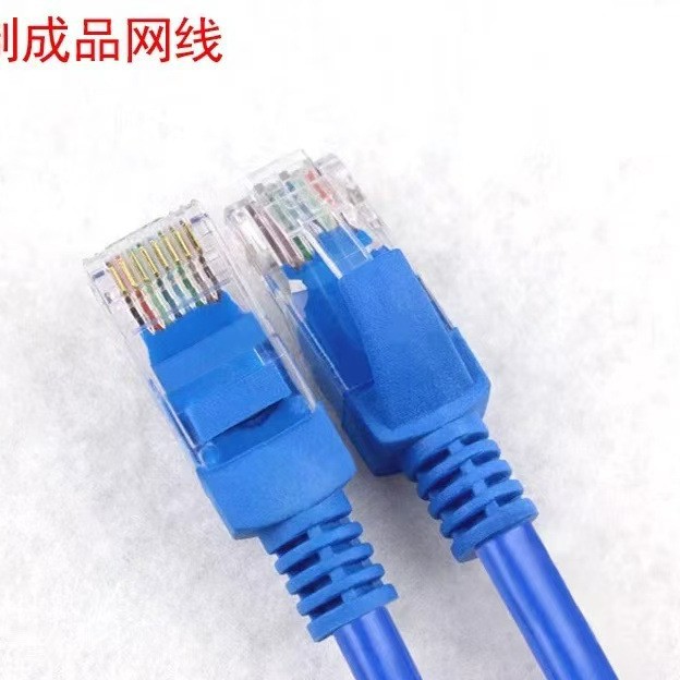 压膜成型网线RJ45超五类家用宽带电脑网络线 8成长