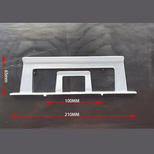 Eu Box Plastic Box Signage Clip Logo Card Slot Transparent Plastic Label Clip Material Universal Metal Buckle