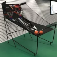 Фабрика прямых продаж Крытый двойной игровой досуг Электронная машина для отдыха Автоматическая подсчет очков Баскетбольная стойка складная баскетбольная машина