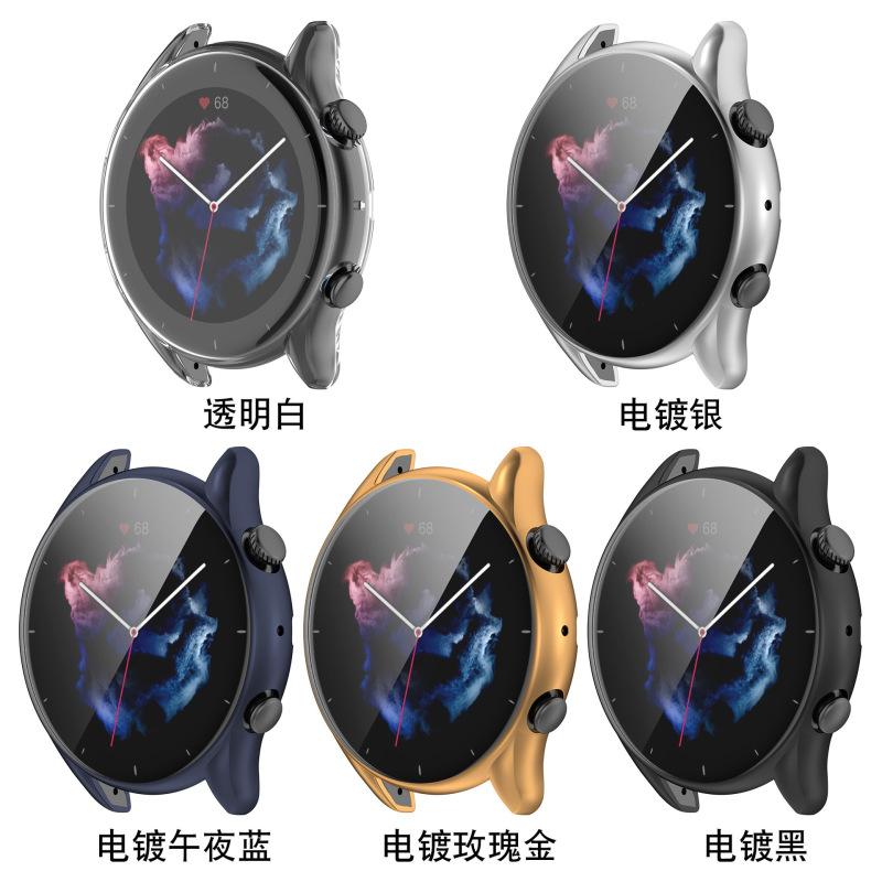Luomos for Huami GTR3 protective case Amazfit GTR3 PRO case PC all-inclusive tempered film case