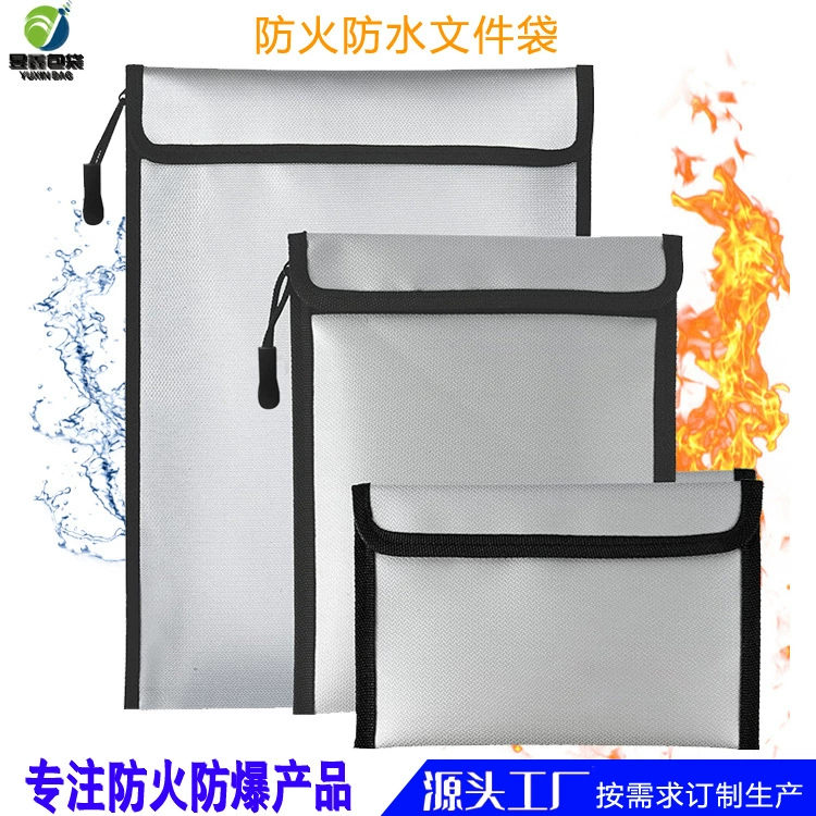 Waterproof storage bag for folders, safe passport bag