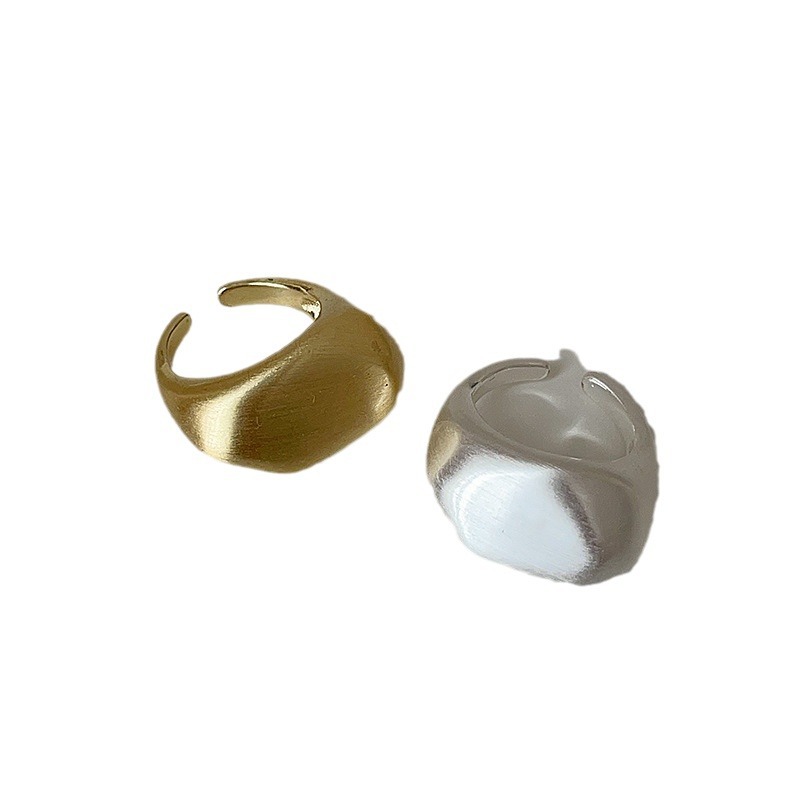 Designer Stacking Rings Gold And Silver Layered Band Set_voghion.com