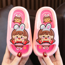 网红【防滑超软】可爱萌兔女孩拖鞋儿童四季室内家居女宝洗澡夏天