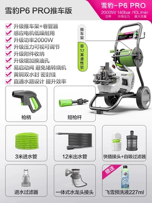 Greenfield Car Washing Machine High-Power Car washing machine - snow-leopard-p6-pro-cart-edition