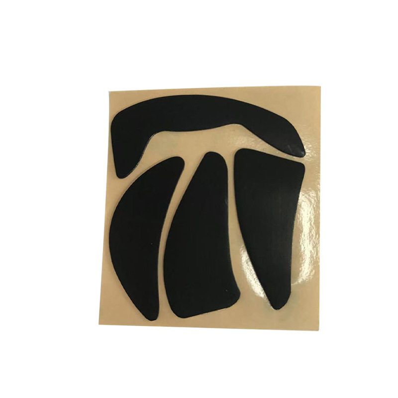 厂家批发商ikari大蛤蟆 鼠标脚贴加厚鼠标脚贴圆形黑色防撞硅胶垫