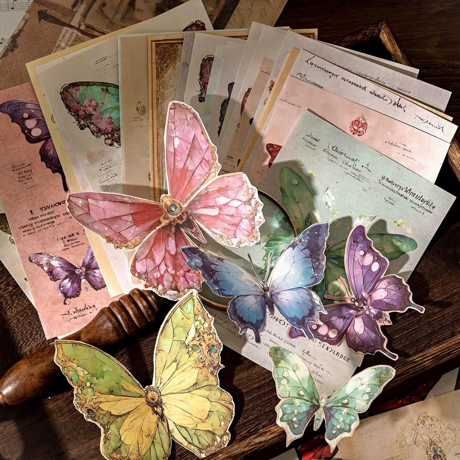 Sugar Poetry Paper — фантазийная иллюстрированная серия книг, ретро-иллюстрированный справочник, материал для декора, 40 симптомов, 6 вариантов