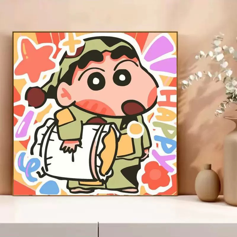 Digital cartoon crayons, children's coloring book, DIY, new collection