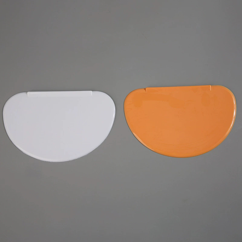 Dual -use soft scraper plastic semi -circular trapezoidal arc cream cream cake scraper cutting knife baking tool