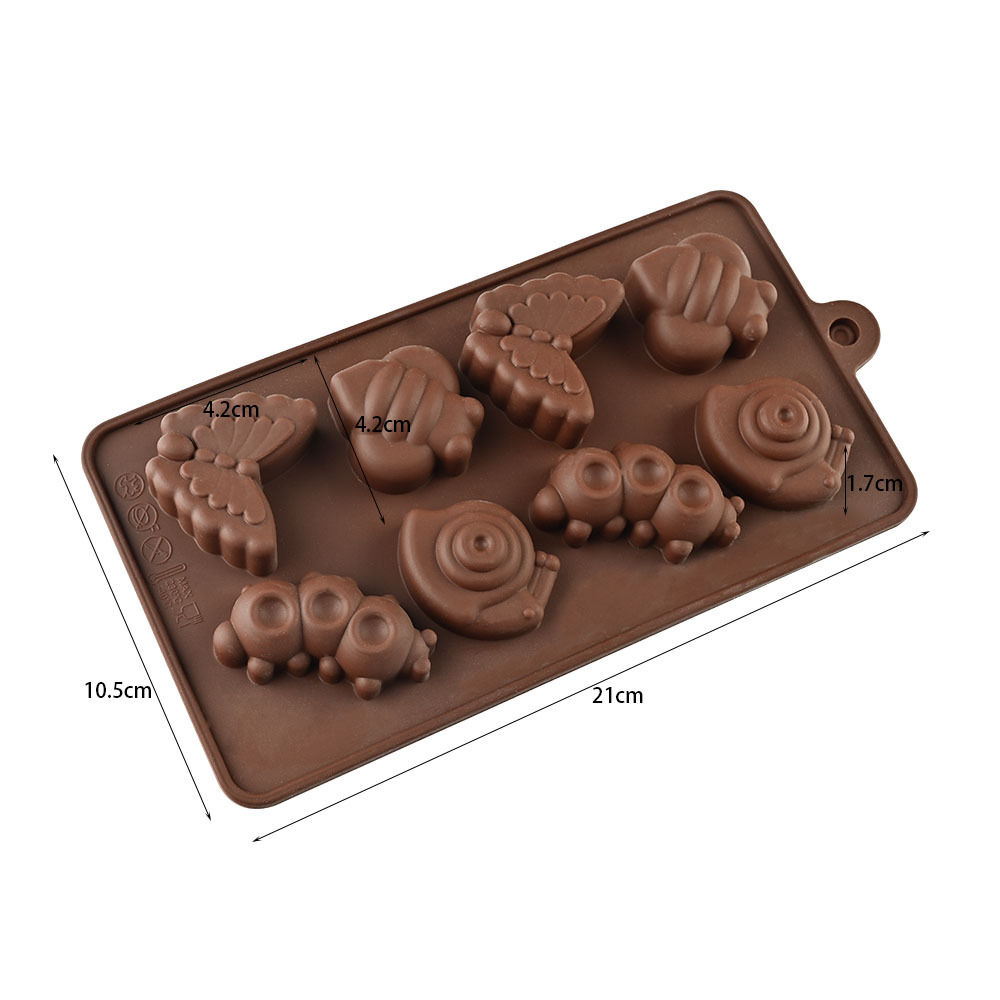 Molde de Silicona para Chocolate DIY, Multiuso con Formas de Dibujos Animados para Repostería