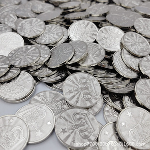 25mm Crown Game Coin Metal Token for Gashapon Machine