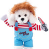 Cross -border pet clothes are funny with a knife and transformed into pet puppy Halloween pet products dog clothes autumn