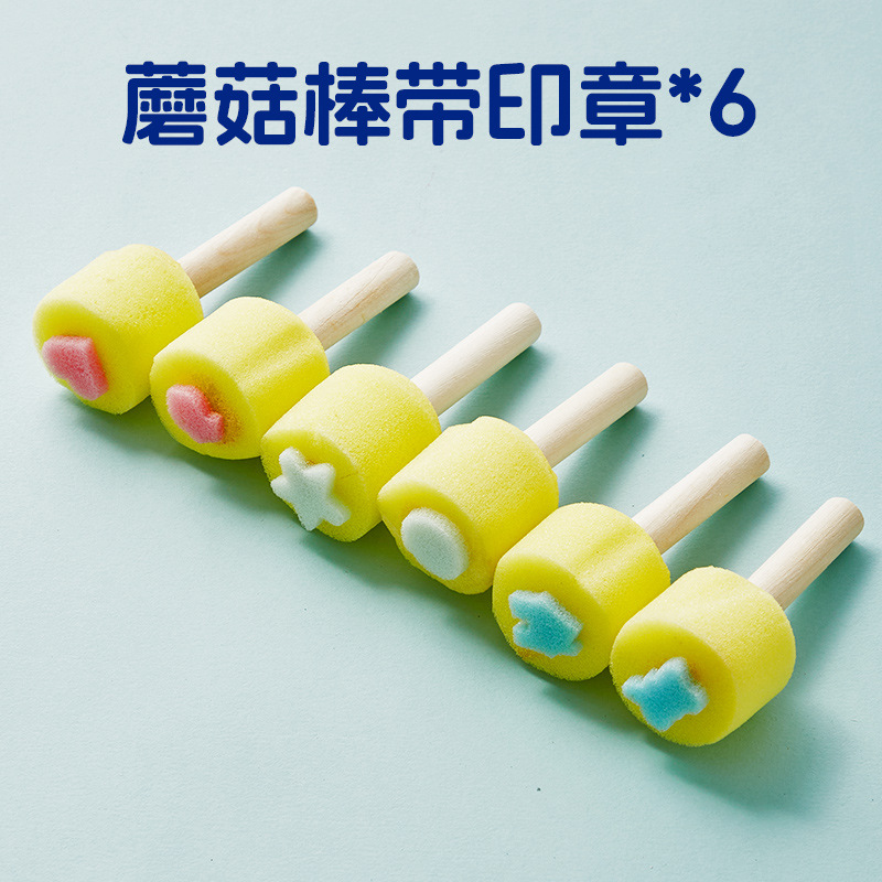 M-12/mushroom stick with seal 6-piece set